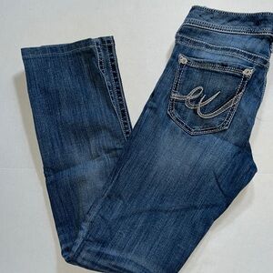 Express jeans low rise skinny